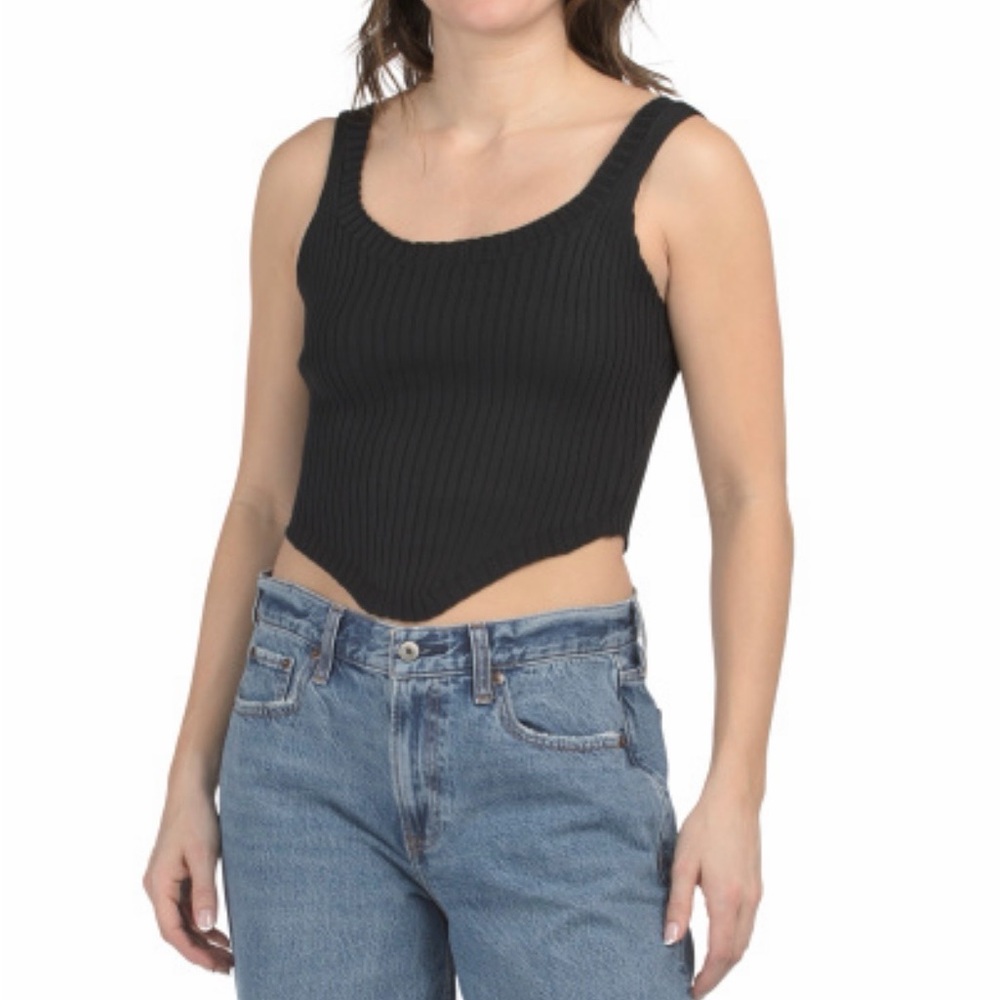 Ribbed Sweater Top